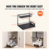 2-Tier Wire Pull Out Cabinet Under Sink Organizer 10.7"x14.2" Drawer Basket