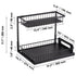 2-Tier Wire Pull Out Cabinet Under Sink Organizer 10.7"x14.2" Drawer Basket