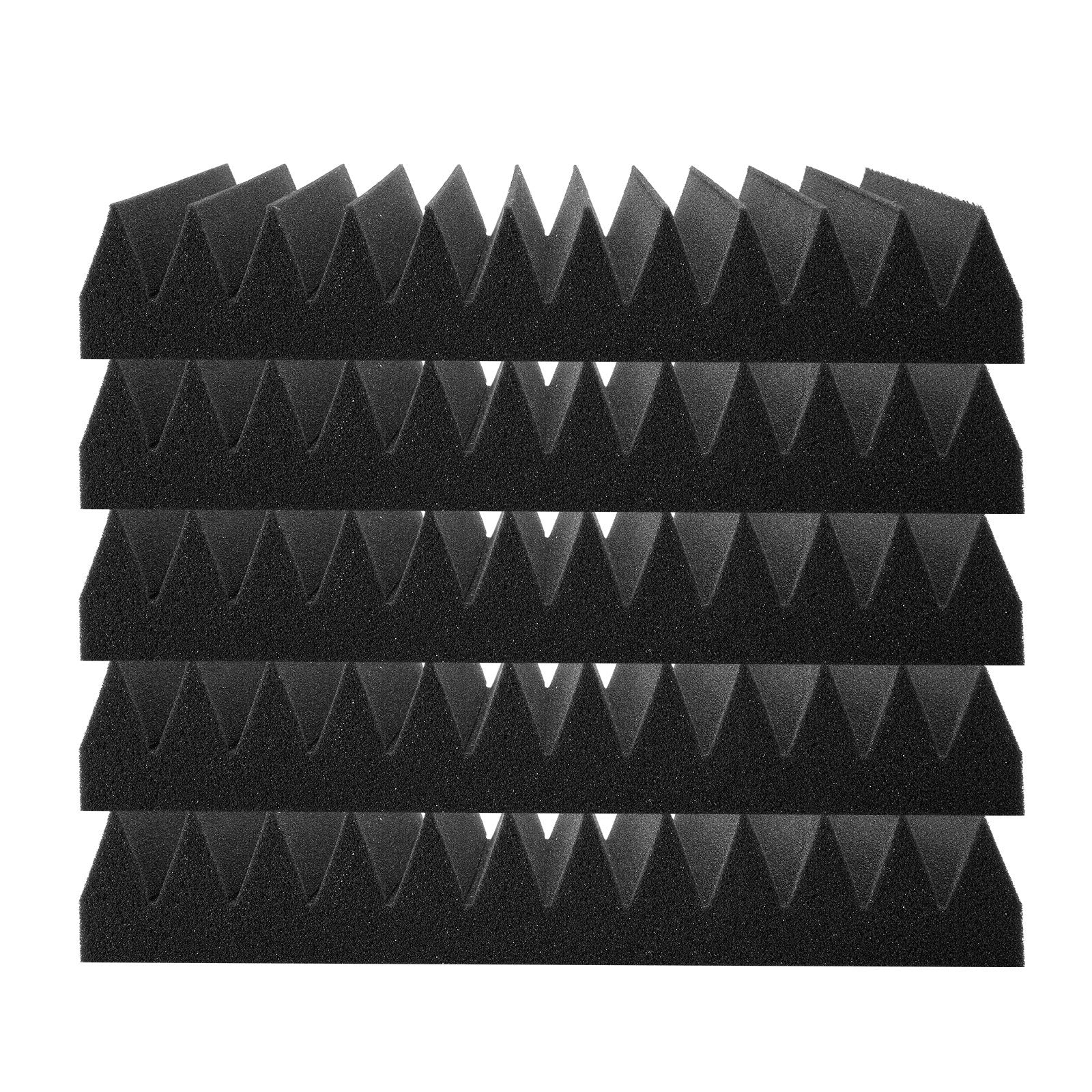 Acoustic Foam Panels 50 Pack 12 x 12 x 2 in for Studio Wall and Ceiling