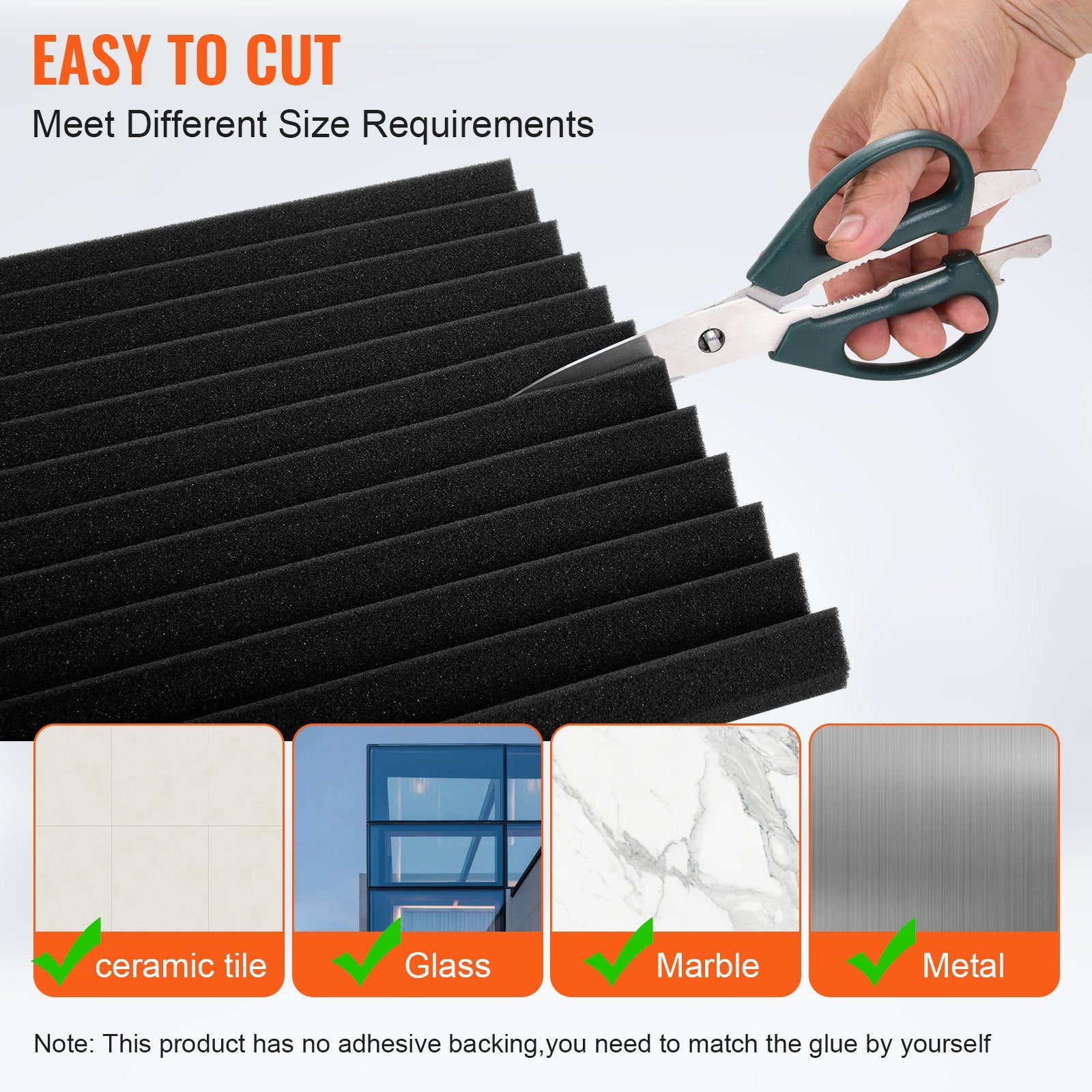 Acoustic Foam Panels 52 Pack 12 x 12 x 1 in for Studio Wall and Ceiling