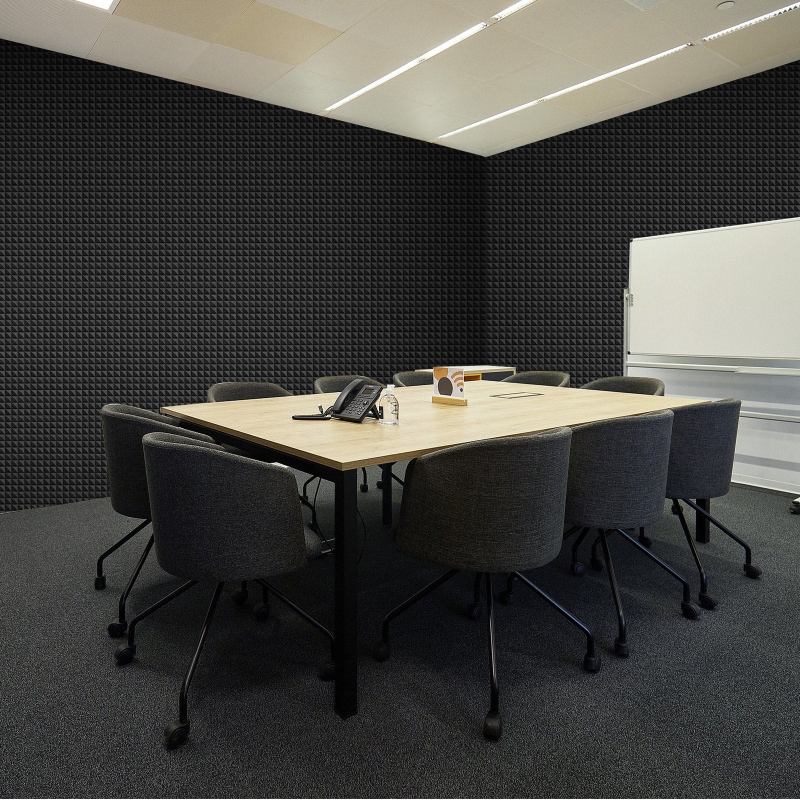 Acoustic Foam Panels 36 Pack 12 x 12 x 2 in for Studio Wall and Ceiling