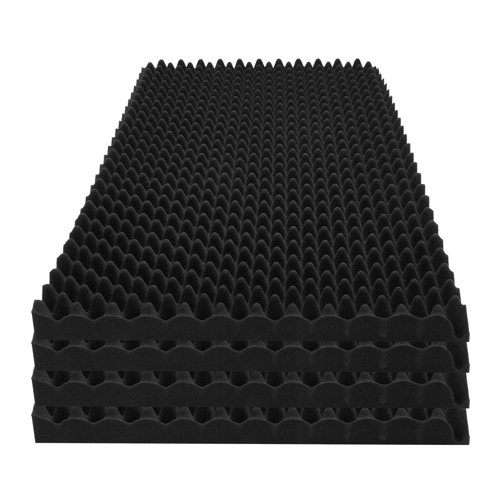 Acoustic Foam Panels 2 Pack 48 x 24 x 2 in for Studio Wall and Ceiling