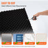 Acoustic Foam Panels 4 Pack 48 x 24 x 2 in for Studio Wall and Ceiling