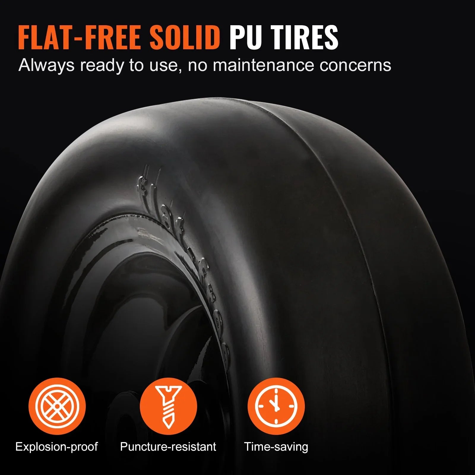 Lawn Mower Tires with Rim, 11x4-7