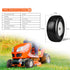 13x5-6 Lawn Mower Tires with Rim 2 Pack Flat Free Tractor Wheel Assembly