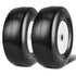 13x5-6 Lawn Mower Tires with Rim 2 Pack Flat Free Tractor Wheel Assembly
