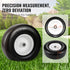 Lawn Mower Tires with Rim, 13x5-6" Tubeless Tractor Tires, 2-Pack Tire and Wheel Assembly, Flat-free PU Tires, 3.25"-5.9" Centered Hub, 3/4" Bushing Size, 20 PCS Adapter for Lawn Mowers Tractors
