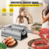 3L Manual Sausage Stuffer 304 Stainless Steel Dual Speed Meat Filler Machine