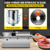 Manual Sausage Stuffer, 3 L / 7 LBS Horizontal Sausage Machine, Dual-Speed Meat Stuffer, Made of Food-Grade 304 Stainless Steel, Includes 5 Stuffing Tubes, for Home Kitchen Restaurant Commercial