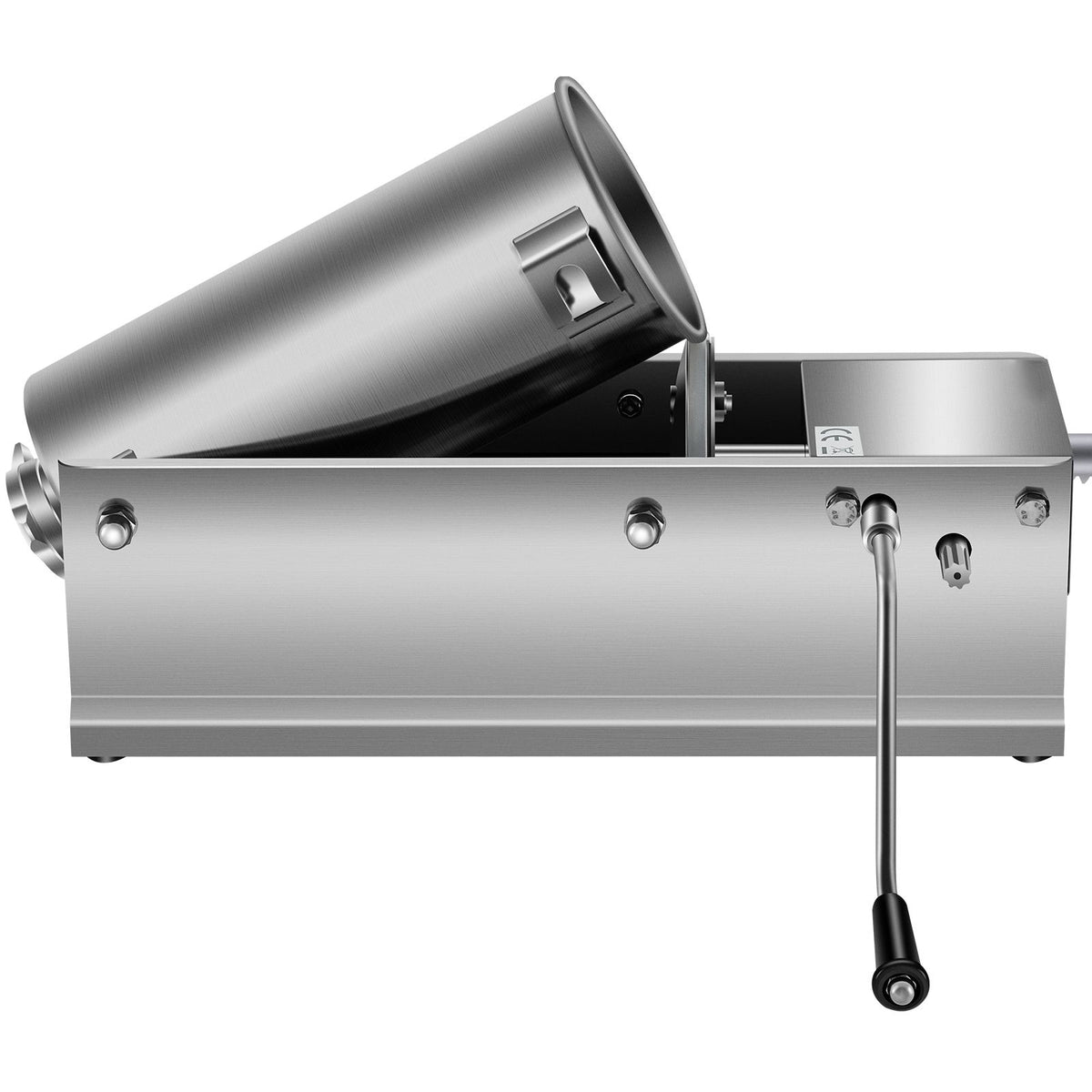 5L Manual Sausage Stuffer 304 Stainless Steel Dual Speed Meat Filler Machine