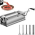 5L Manual Sausage Stuffer 304 Stainless Steel Dual Speed Meat Filler Machine