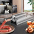 Manual Sausage Stuffer, 5 L / 11 LBS Horizontal Sausage Machine, Dual-Speed Meat Stuffer, Made of Food-Grade 304 Stainless Steel, Includes 5 Stuffing Tubes, for Home Kitchen Restaurant Commercia