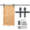 8FT Sliding Barn Door Hardware Closet Track Kit for Single Door J Hanger