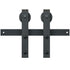 8FT Sliding Barn Door Hardware Closet Track Kit for Single Door J Hanger