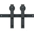 8FT Sliding Barn Door Hardware Closet Track Kit for Single Door J Hanger