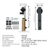 8 ft Sliding Barn Door Hardware Kit for Double Doors, Heavy Duty I Hangers