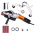 Pipe Tube Polisher Sander, 1300W Pipe Belt Sander with 6 Variable Speeds 1100-3200rpm, Professional Belt Sander Grinding Machine with 3PCS Sanding Belts for Burnishing Finishing Rust Removal