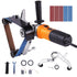 Pipe Tube Polisher Sander, 1300W Pipe Belt Sander with 6 Variable Speeds 1100-3200rpm, Professional Belt Sander Grinding Machine with 50PCS Sanding Belts for Burnishing Finishing Rust Removal