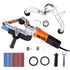 Pipe Tube Polisher Sander, 1300W Pipe Belt Sander with 6 Variable Speeds 1100-3200rpm, Professional Belt Sander Grinding Machine with 50PCS Sanding Belts for Burnishing Finishing Rust Removal