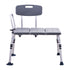 Bathtub Transfer Bench Shower Seat Adjustable Elderly Bath Chair 400lbs