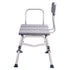 Bathtub Transfer Bench Shower Seat Adjustable Elderly Bath Chair 400lbs