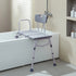 Tub Transfer Bench for Bathtub, Adjustable Shower Seats for Adults, Lightweight Shower Bench for Elderly and Disabled, Non-Slip Bath Seats with Armrest and Reversible Backrest, 400lbs Capacity