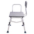 Tub Transfer Bench for Bathtub, Adjustable Shower Seats for Adults, Lightweight Shower Bench for Elderly and Disabled, Non-Slip Bath Seats with Armrest and Reversible Backrest, 400lbs Capacity