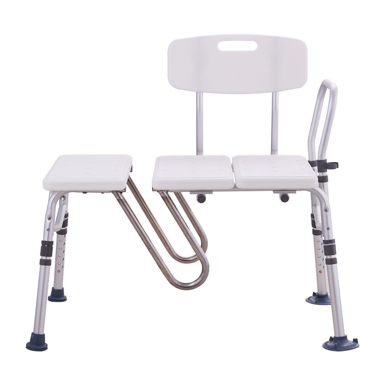 Tub Transfer Bench Bathtub Shower Seat for Senior Height Adjustable 400LBS