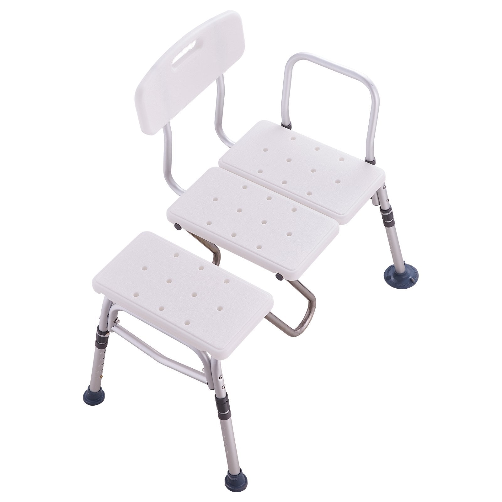 Tub Transfer Bench Bathtub Shower Seat for Senior Height Adjustable 400LBS