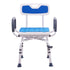 360° Swivel Shower Chair 400lbs Adjustable Bath Seat with Backrest