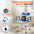 360° Swivel Shower Chair 400lbs Adjustable Bath Seat with Backrest