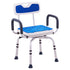 360° Swivel Shower Chair 400lbs Adjustable Bath Seat with Backrest