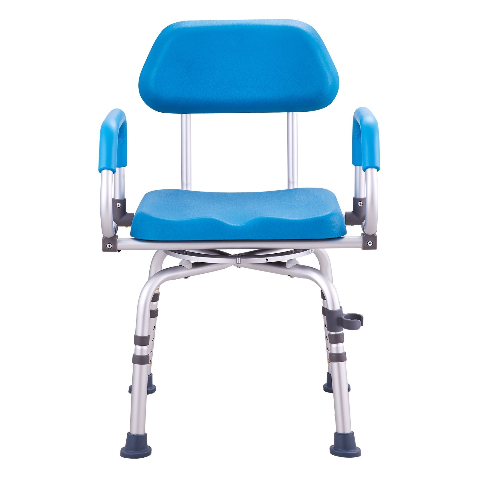 360° Swivel Shower Chair Adjustable Bath Seat for Elderly Disabled 300lbs