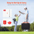 Backyard Golf Game 6 Hole Outdoor Chipping Game Set Family Lawn Fun