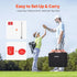 Backyard Golf Game 9 Hole Portable Bucket Golf Game for Kids and Adults