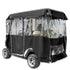4 Passenger Golf Cart Cover Driving Enclosure Waterproof Roll-up Door