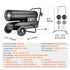 Forced Air Heater – 100,000 BTU Kerosene/Diesel, Thermostat, Torpedo Heater