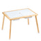 Kids Sensory Table Indoor Wooden Play Sand Water Table with 3 Storage Bins