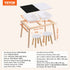Kids Sensory Table & Chair Set Sand Water Play Table with 2 Storage Bins