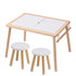 Kids Sensory Table & Chair Set Sand Water Play Table with 2 Storage Bins