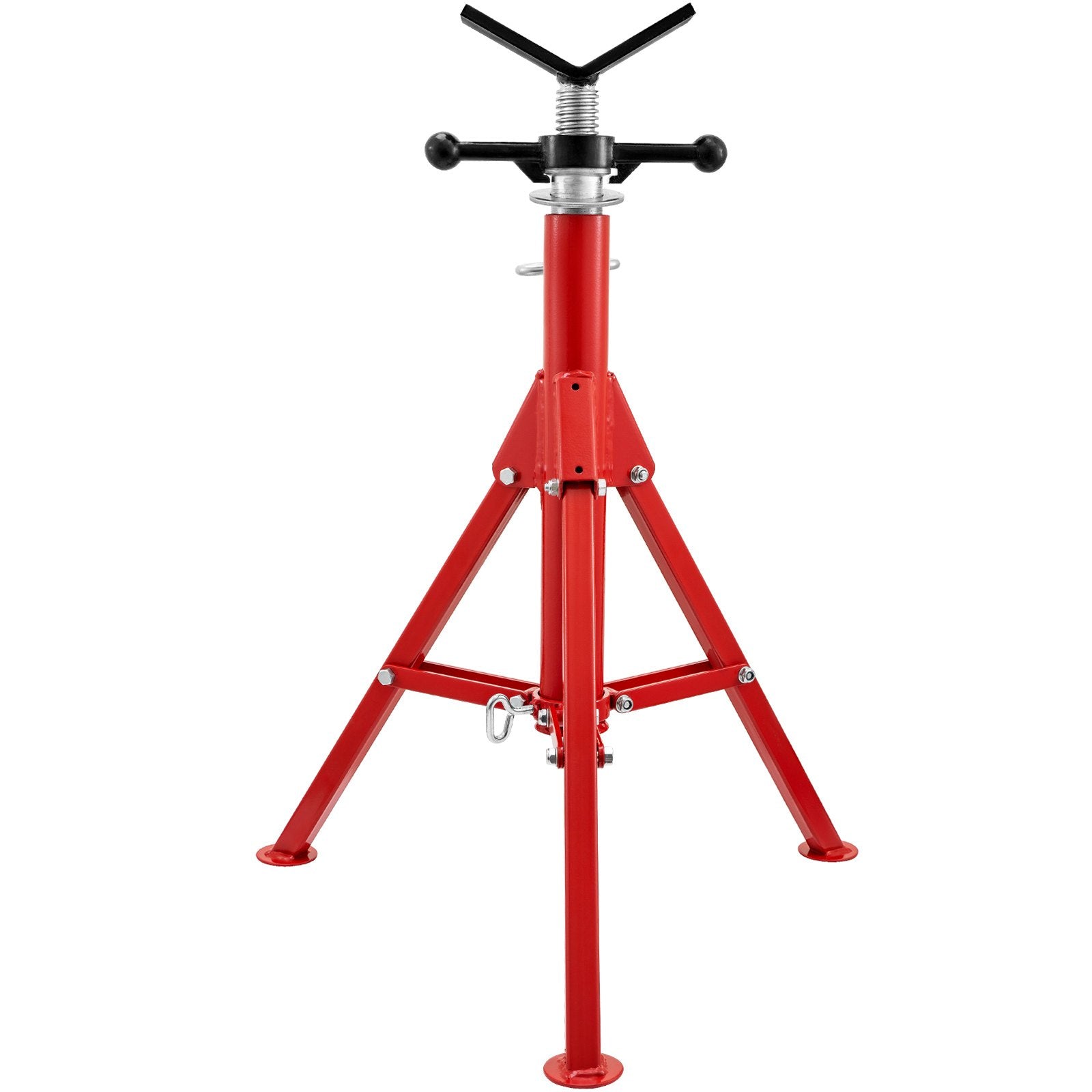Pipe Jack Stand V-Head Foldable Legs 2500LB Max. Height 52