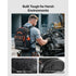 65 Pocket Tool Backpack Heavy Duty Work Bag Laptop Compartment Black