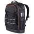 65 Pocket Tool Backpack Heavy Duty Work Bag Laptop Compartment Black