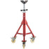 Pipe Stand, Pipe Jack Stands with Casters Adjustable Height 28-52 Inch, V Head Pipe Stand 882 LB, Folding Portable Pipe Stands 1/8 to 12 Inch Pipe Supporting, Steel Jack Stand