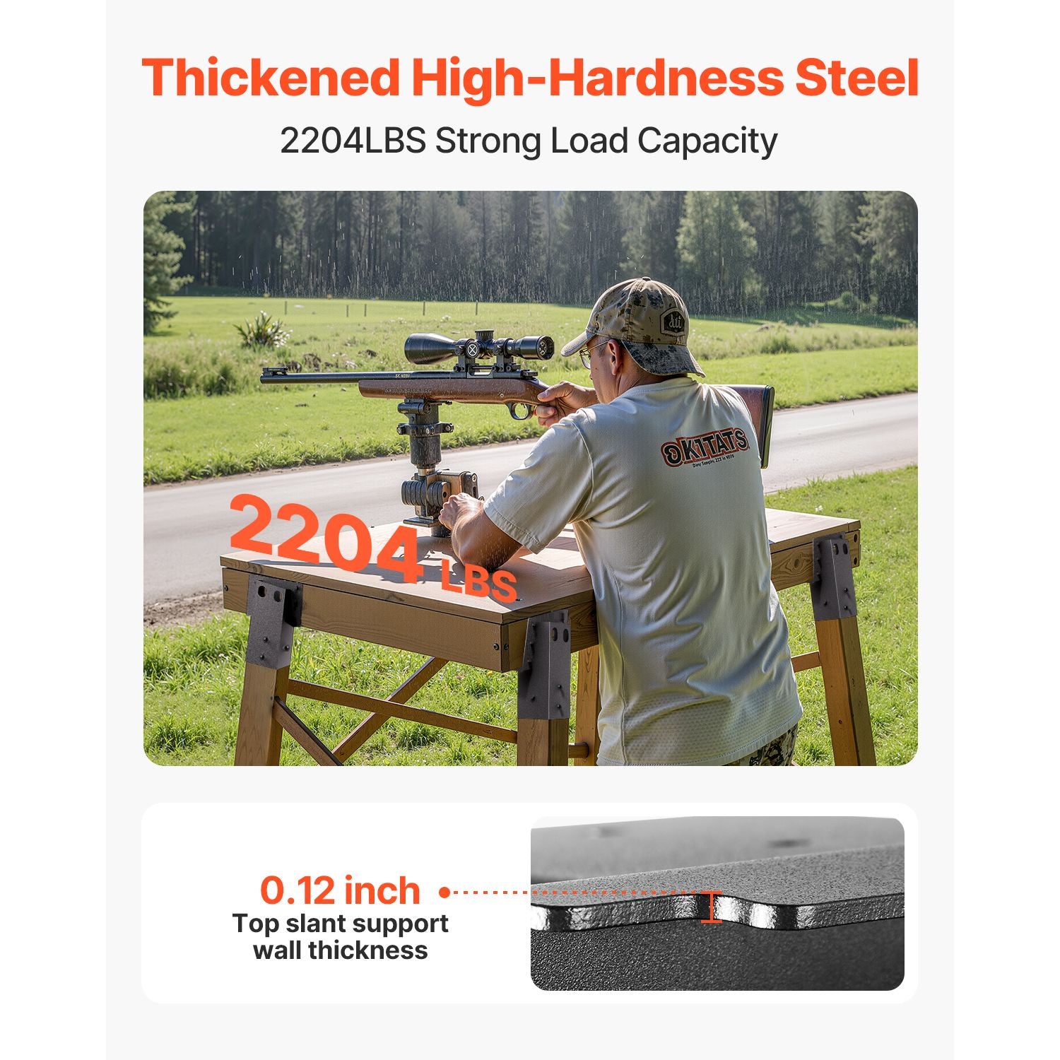 Deer Blind Brackets 4x4 Platform Supports Steel Hunting Stand Brackets 8PCS