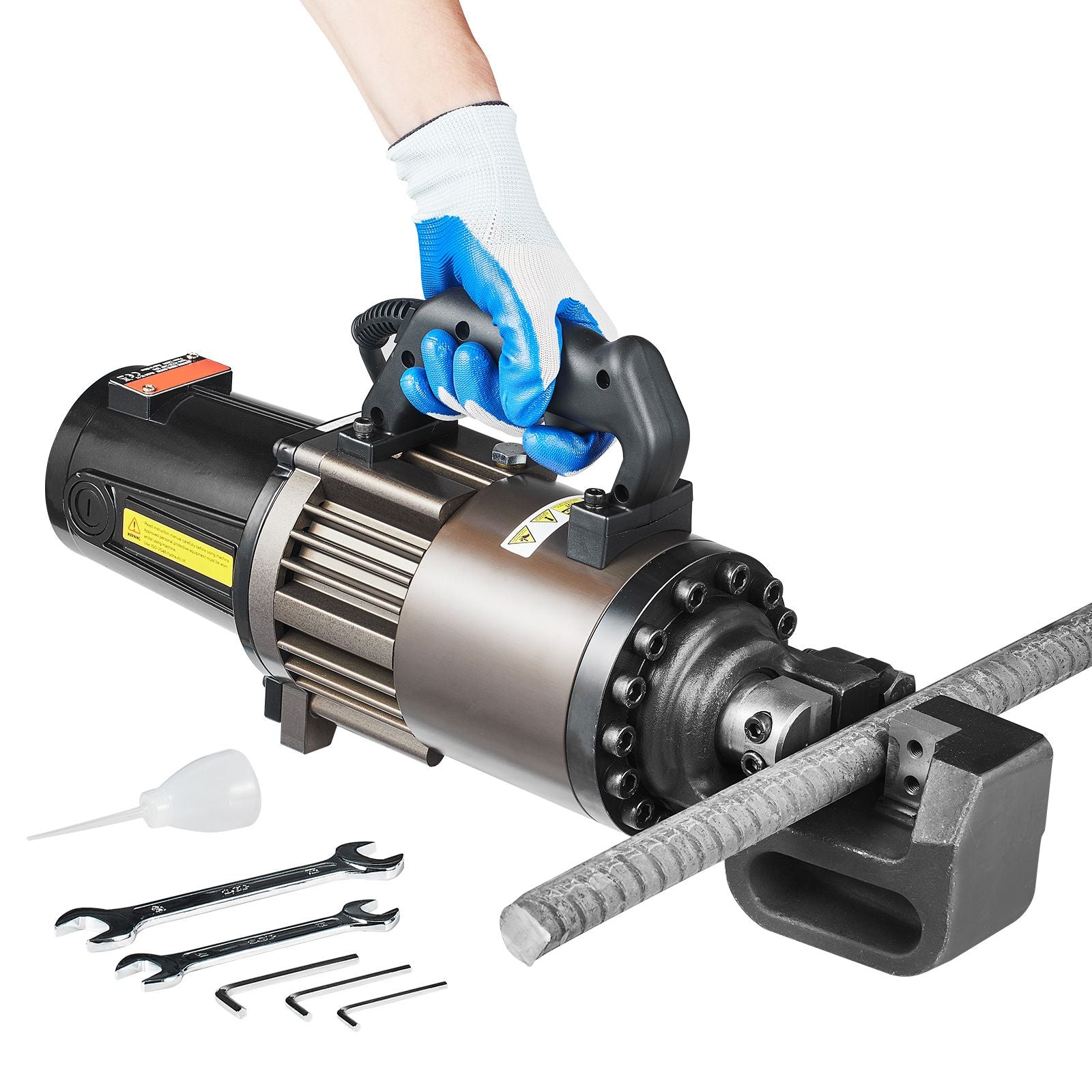 2300W Electric Hydraulic Rebar Cutter Cutting up to 1.26 Inch 5-32mm