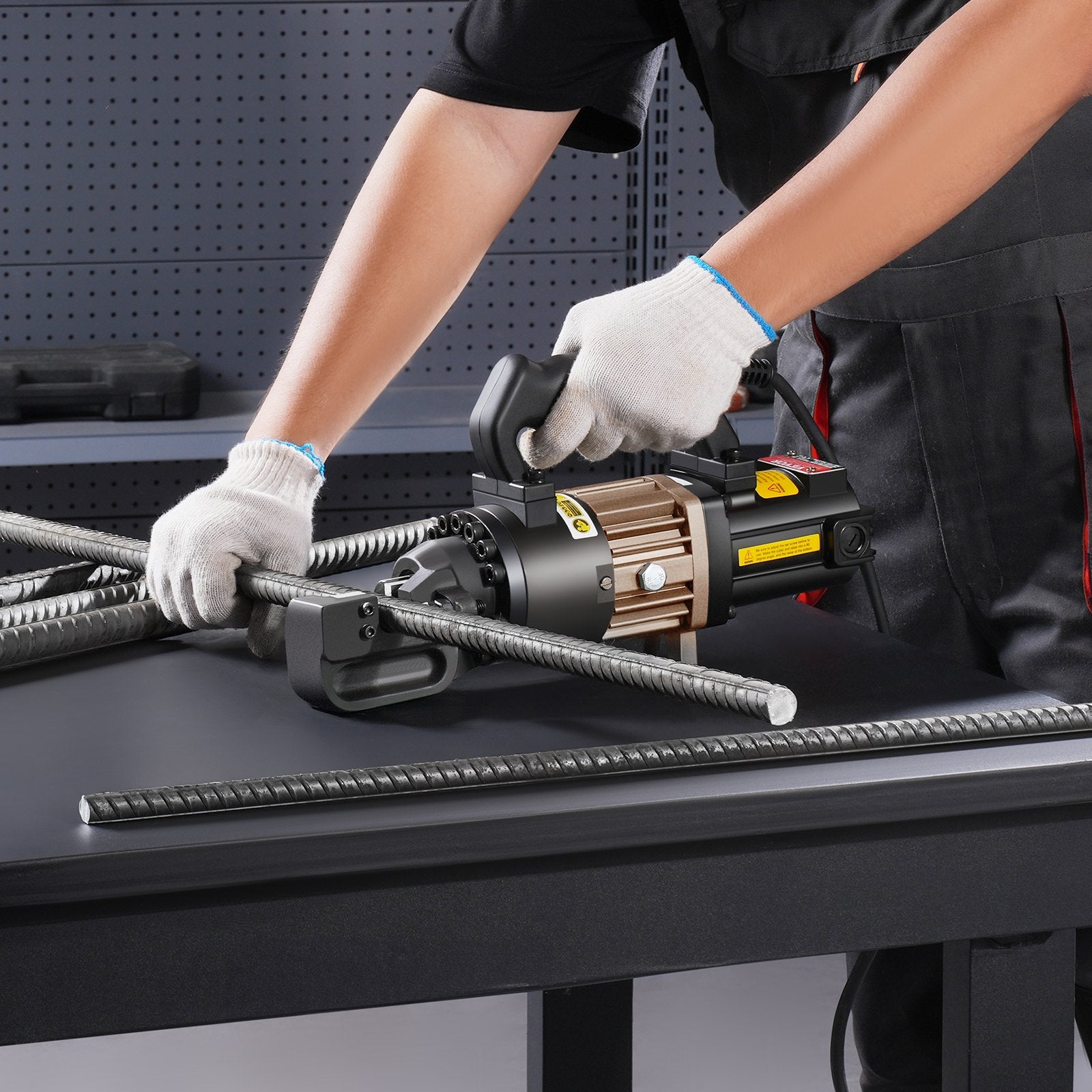 1000W Electric Hydraulic Rebar Cutter Cutting up to 3/4 Inch #6 4-20mm