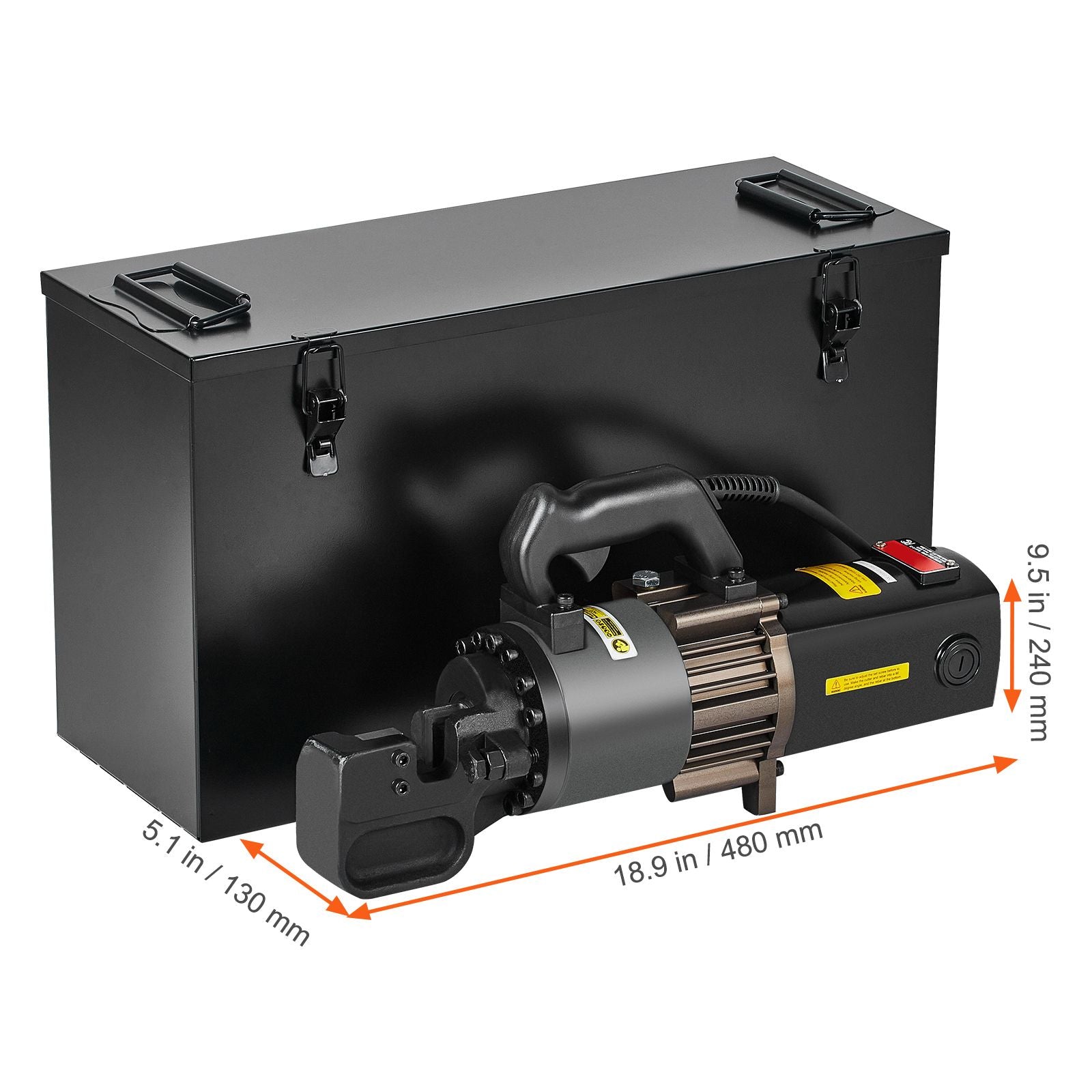 2000W Electric Hydraulic Rebar Cutter Cutting up to 1 Inch #8 4-25mm
