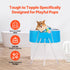 Portable Elevated Foldable Dog Bathtub Pet Shower Station Quick Drain