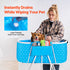 Portable Elevated Foldable Dog Bathtub Pet Shower Station Quick Drain